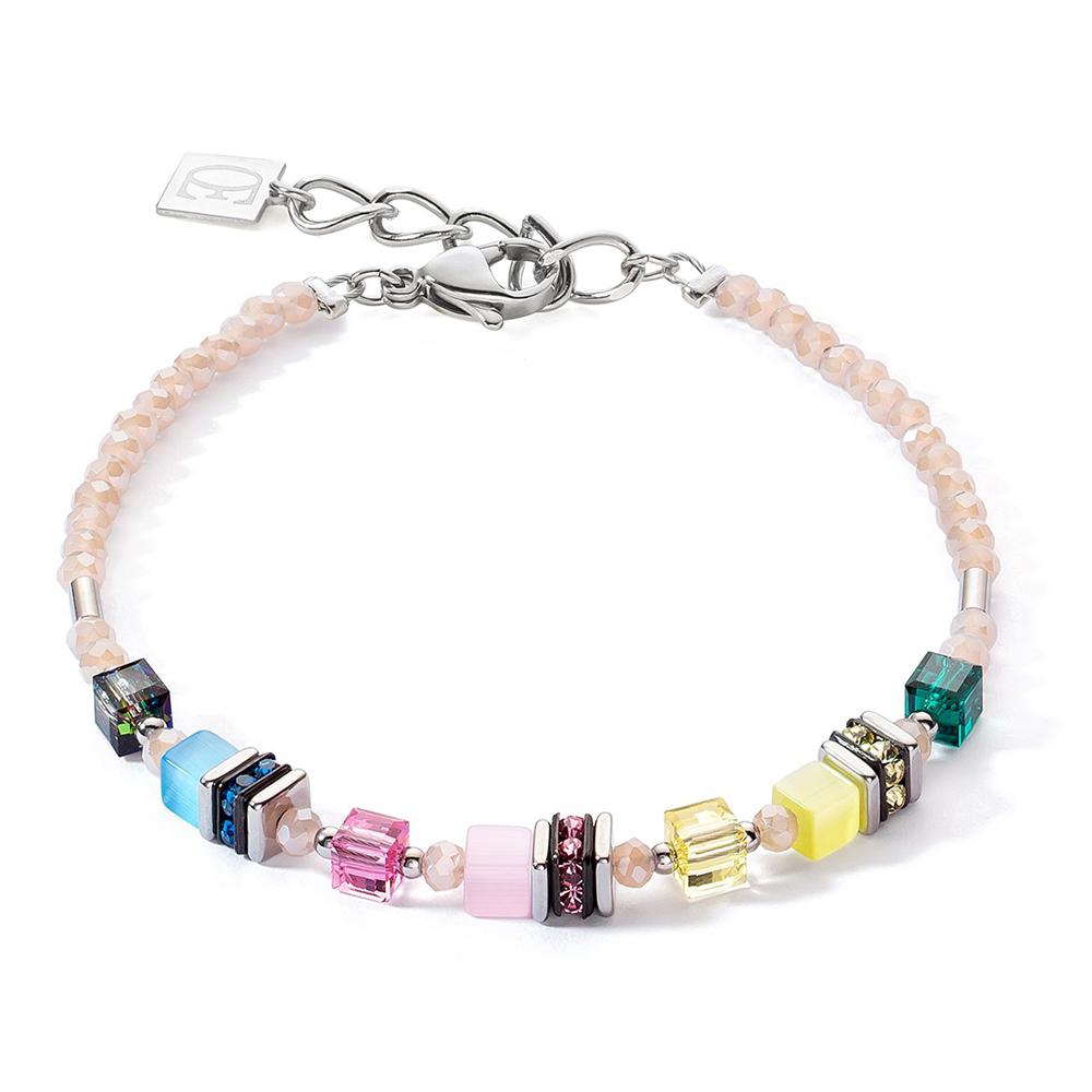 coeur-de-lion-armband-mini-cubes-edelstahl-silberfarben-multicolor-pastell-4565-30-1522-35250-0