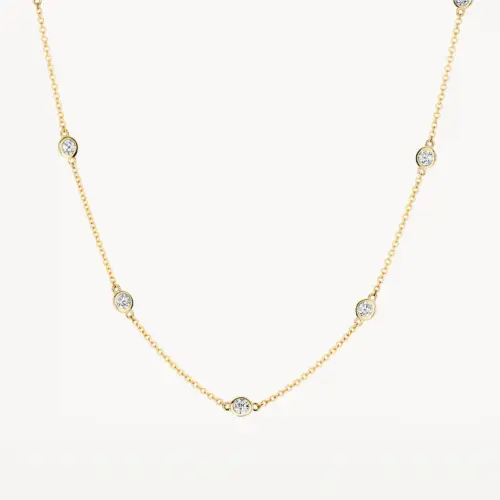 Blush Halskette 3172YZI 585er Gelbgold mit Zirkonia