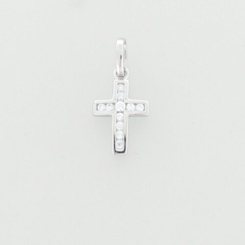 Kreuzanhänger 925 Sterlingsilber rhodiniert Koch 20.1405