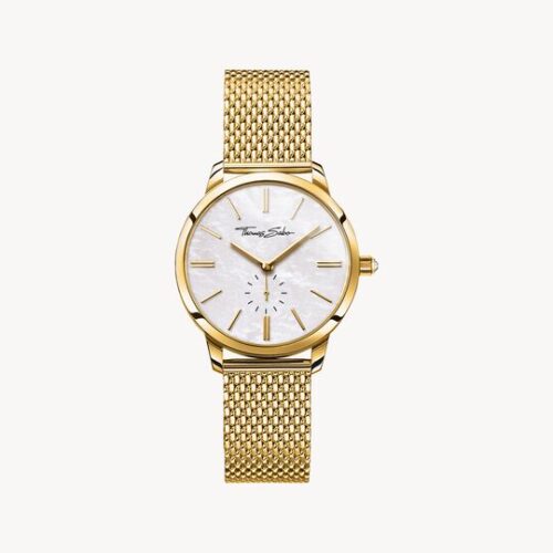Thomas Sabo Damenuhr Glam Spirit gelbgoldfarben