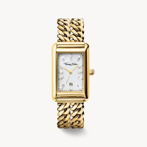 Thomas Sabo Elegance rechteckig goldfarben