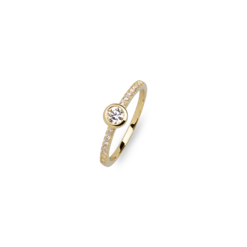Solitairring Labgrown Diara DS1030G 0,33ct G/Si1 585 Gold