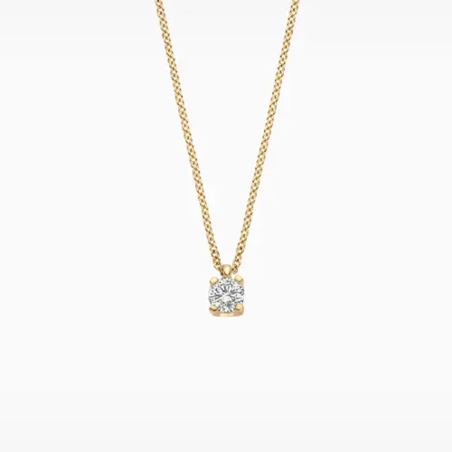 Blush Halskette aus 585er Gold mit Labordiamant-Anhänger 3,4 mm LG3014Y