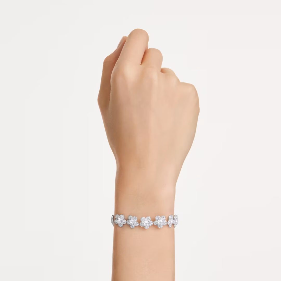 ariana-grande-x-swarovski-armband--rundschliff--blume--weiß--rhodiniert-swarovski-5749182 (1)