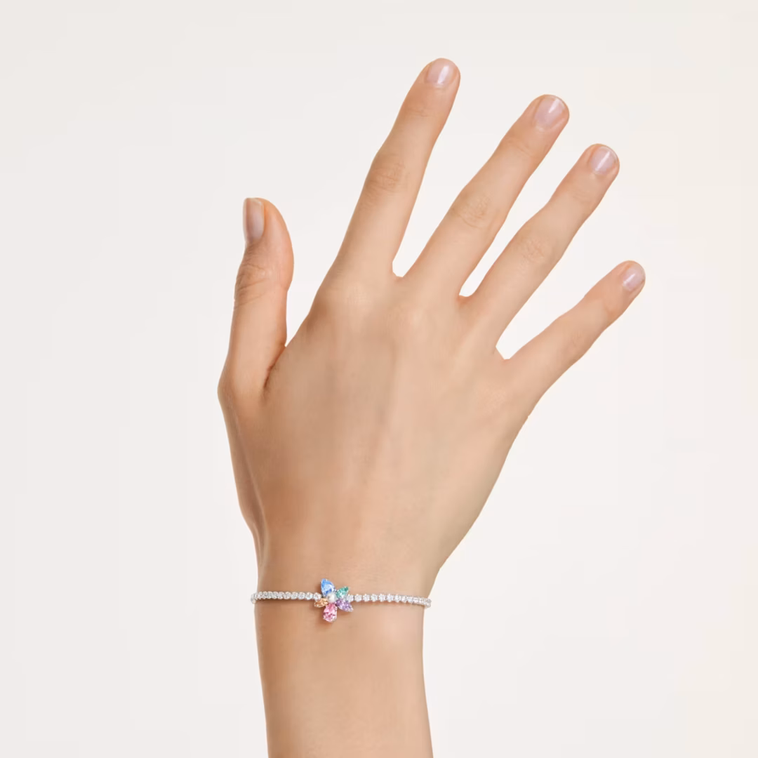 ariana-grande-x-swarovski-armband--verschiedene-schliffe--blume--mehrfarbig--rhodiniert-swarovski-5749187 (1)