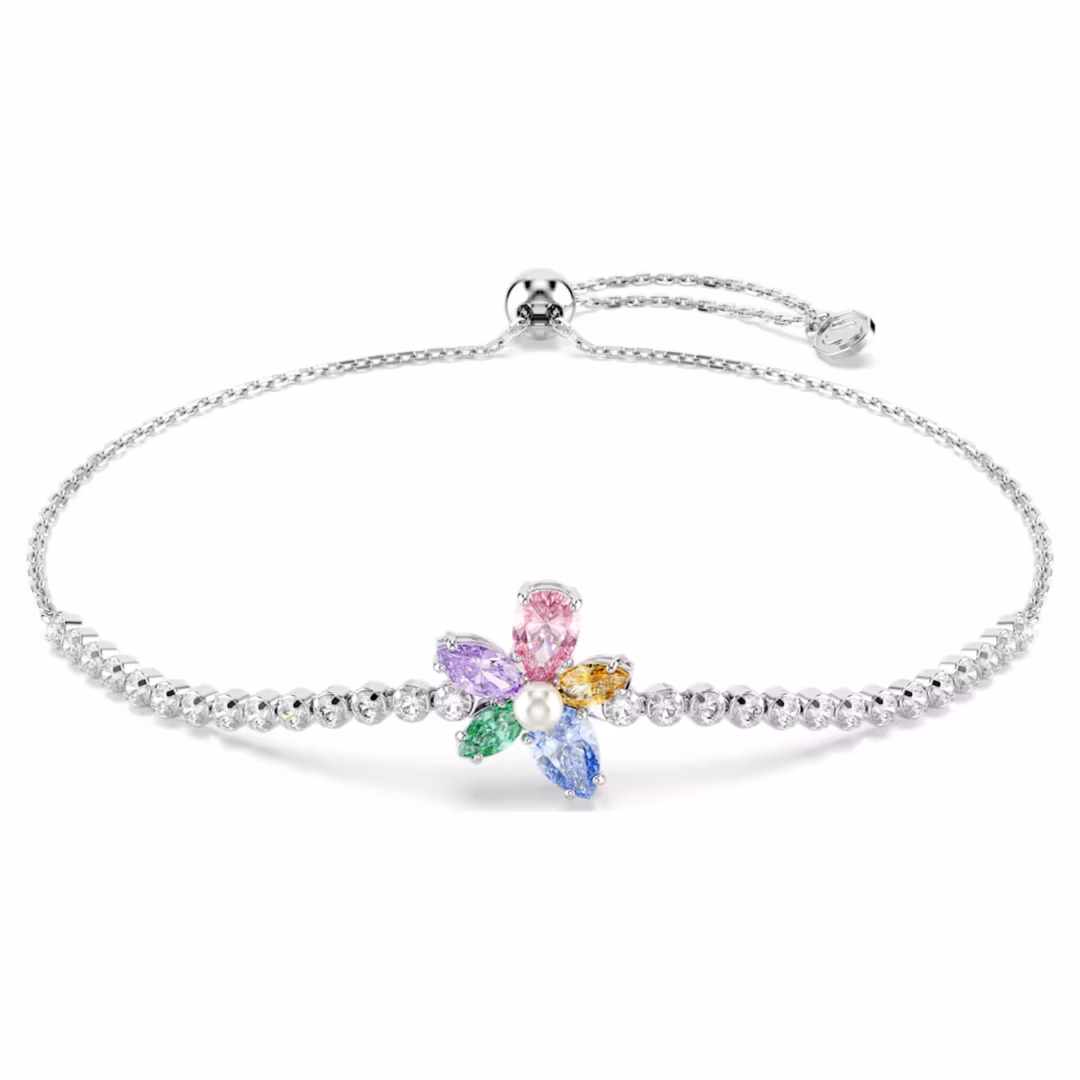 ariana-grande-x-swarovski-armband--verschiedene-schliffe--blume--mehrfarbig--rhodiniert-swarovski-5749187