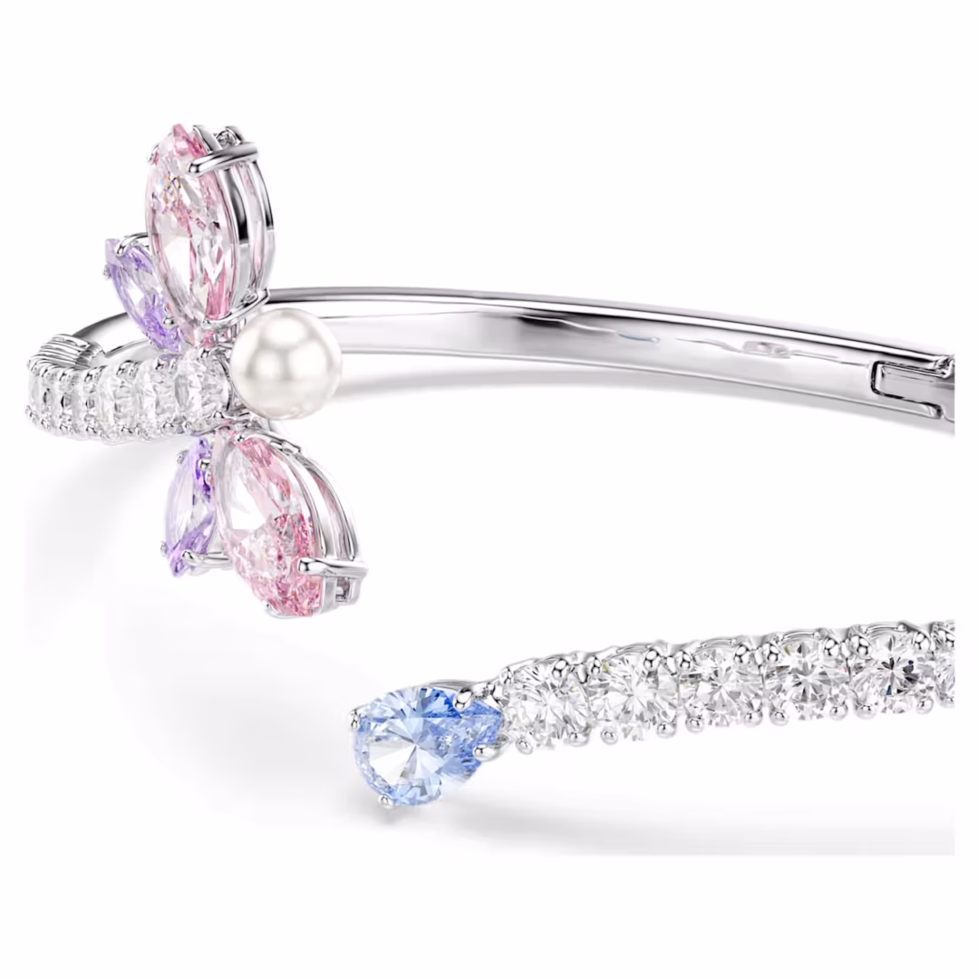 ariana-grande-x-swarovski-armreif--verschiedene-schliffe--libelle--mehrfarbig--rhodiniert-swarovski-5737400 (2)