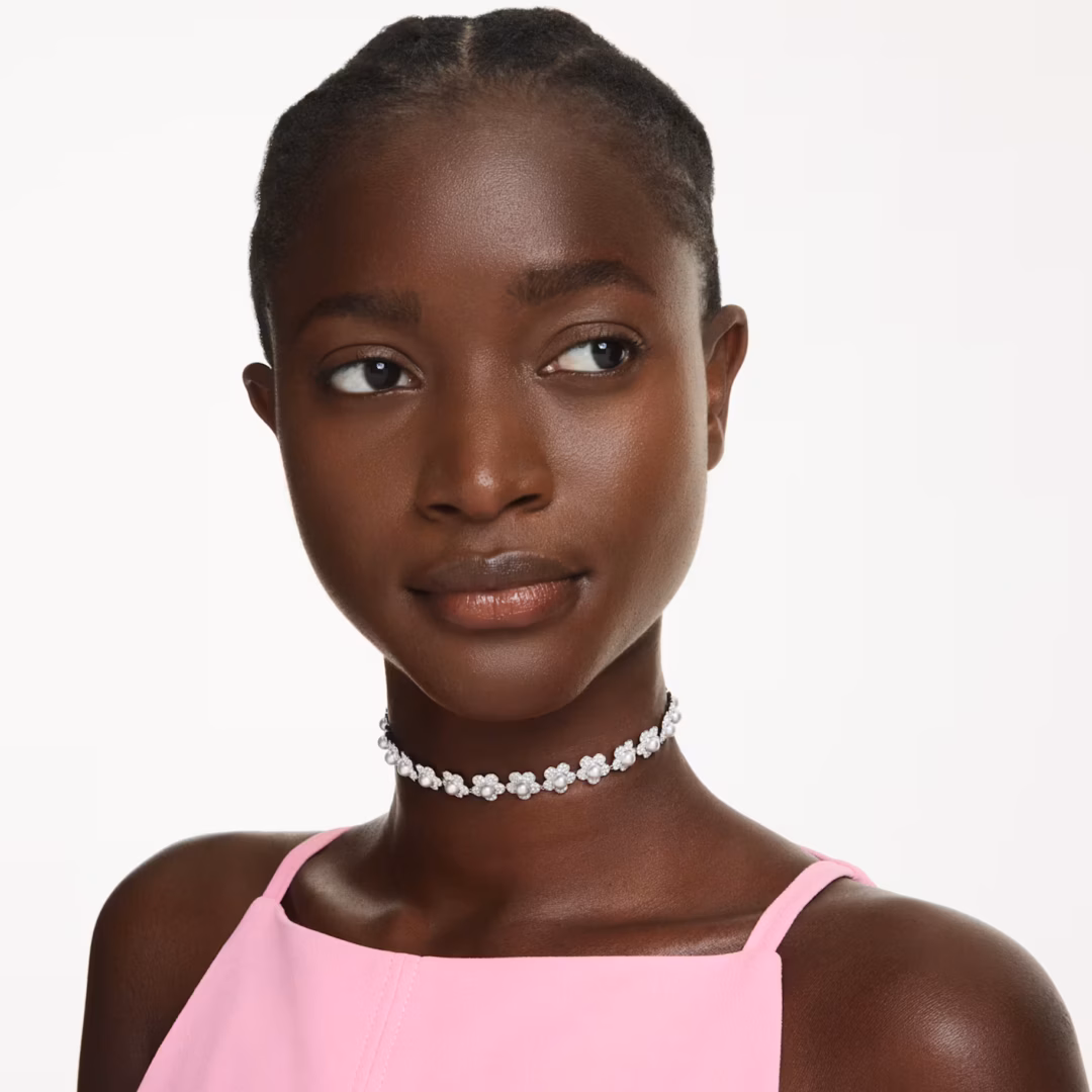 ariana-grande-x-swarovski-halsband--kristallperle--rundschliff--weiß--rhodiniert-swarovski-5751250