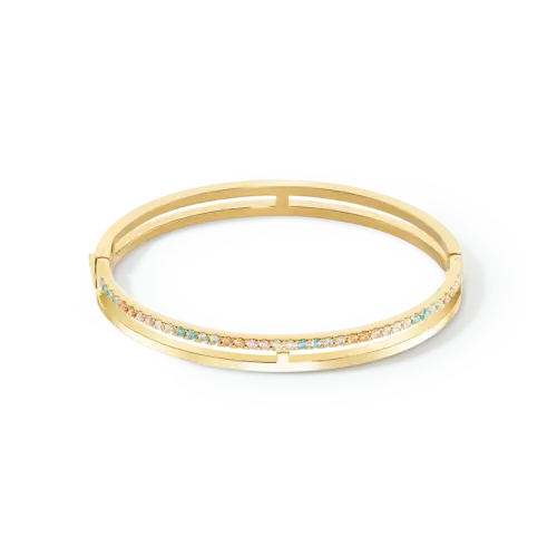 Coeur de Lion Eternal Unity Armreif gold-multicolor pastell 013632159017
