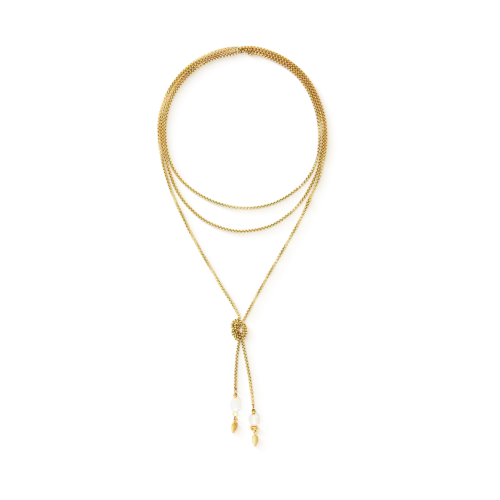 Coeur De Lion Halskette Serene Knot Chain gold 1139101614