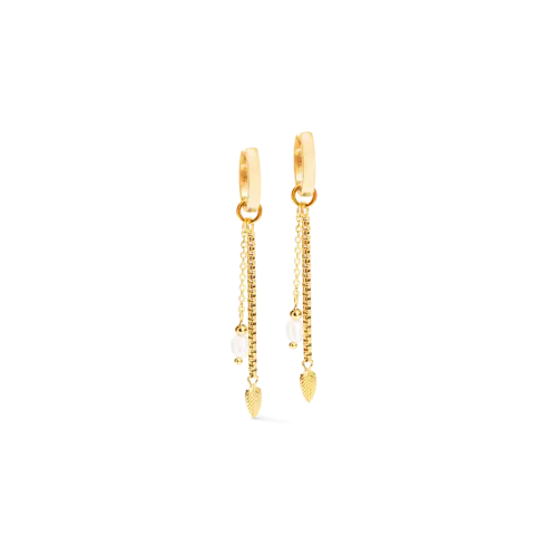 Coeur de Lion Ohrringe Serene Knot Chain gold 1139211614