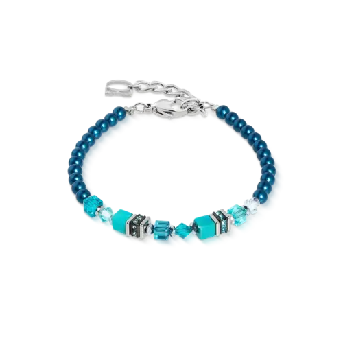 Coeur de Lion Armband Princess Teal Glow silber 2103300624