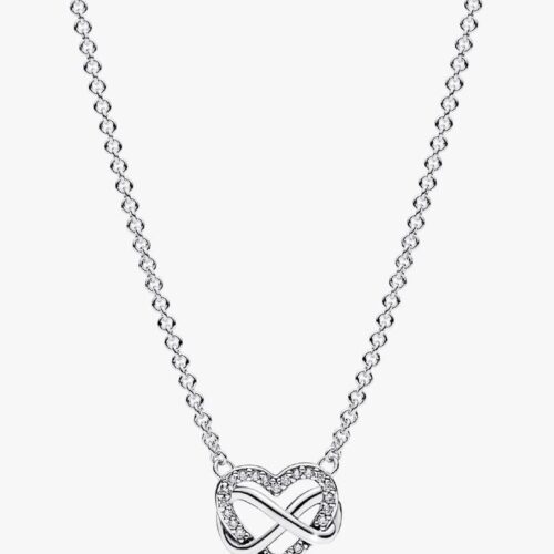 Pandora Funkelnde Unendlichkeits-Herz Collier-Halskette 392666C01