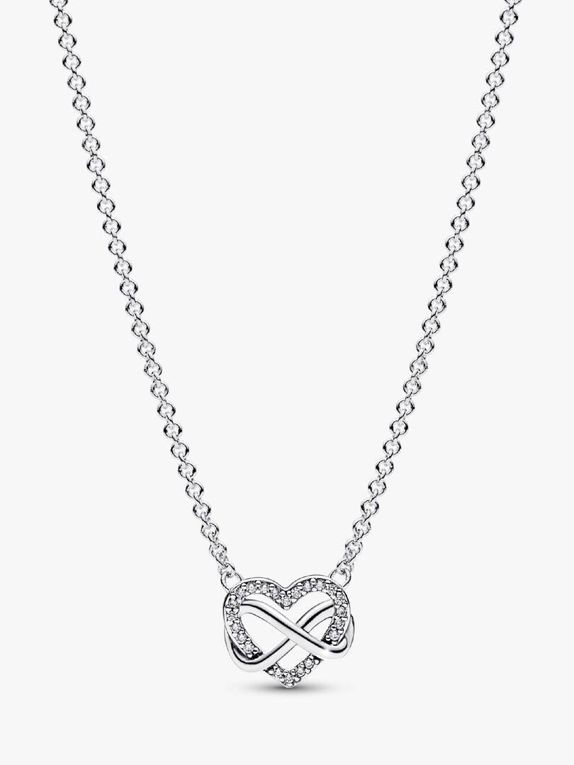 Pandora Funkelnde Unendlichkeits-Herz Collier-Halskette 392666C01