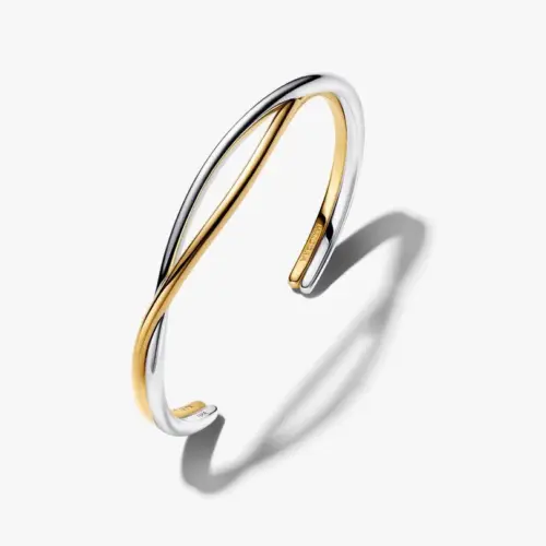 Pandora Verschlungener Offener Bicolor Armreif 564656C00