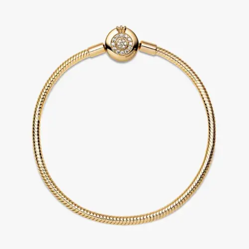 Pandora Funkelndes Crown O Schlangen-Gliederarmband 569046C01