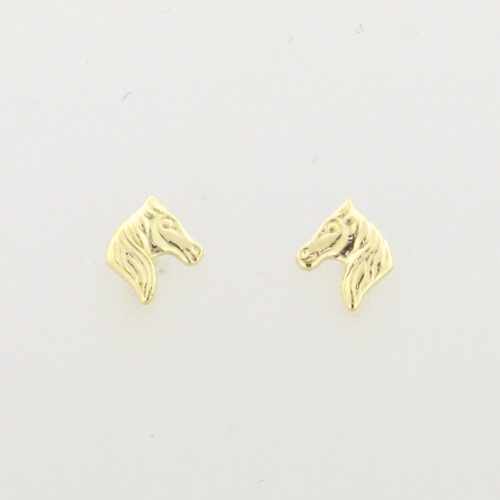 Ohrstecker Pferd Koch 72.1057 Silber vergoldet