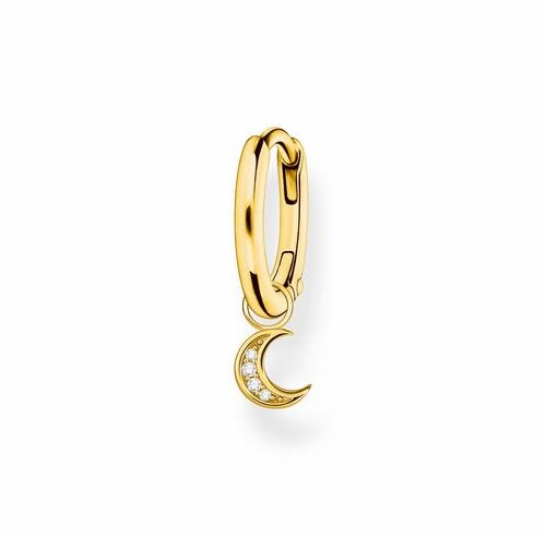 Thomas Sabo Creole CR708-414-14 Mond Sterling Silber - vergoldet Gelbgold - Zirkonia