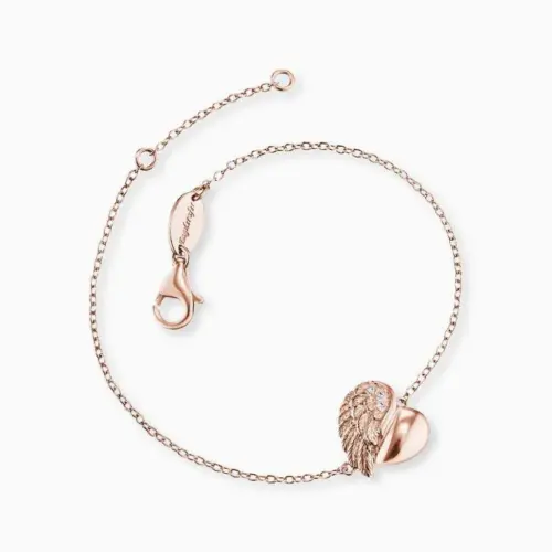 Engelsrufer ERB-LILHEARTWING-R Armband Herzflügel Rosé
