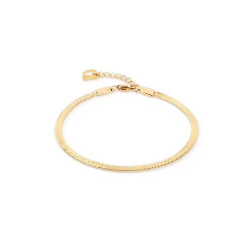 Coeur de Lion Flaches Schlangenarmband Gold 0806301600