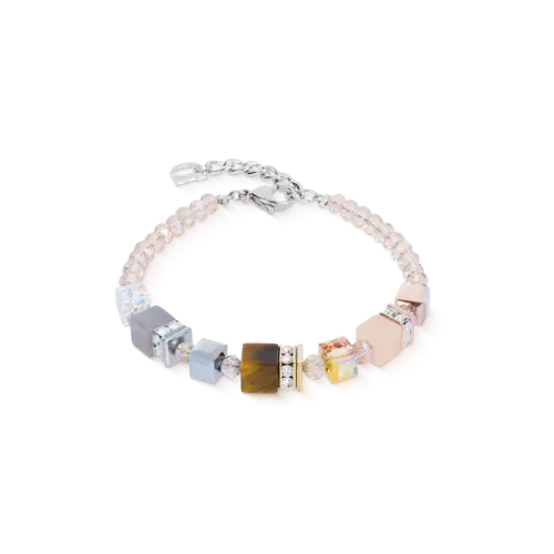Coeur de Lion GeoCUBE® Precious Nature Armband Tricolor Sand 2101301000