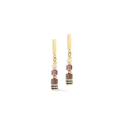 Coeur de Lion GeoCUBE® Precious Grace Ohrringe Rose Smoke 3041210310
