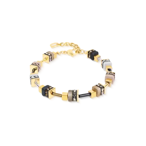 Coeur de Lion Armband Urban Nature Cube beige-gold 4413301523