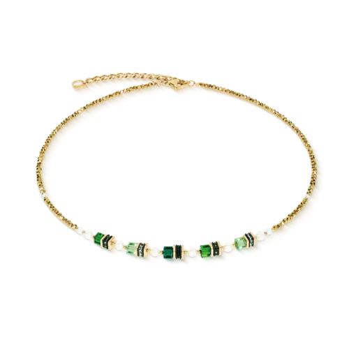 Coeur de Lion Halskette Sparkling Princess gold-emerald 4567100516