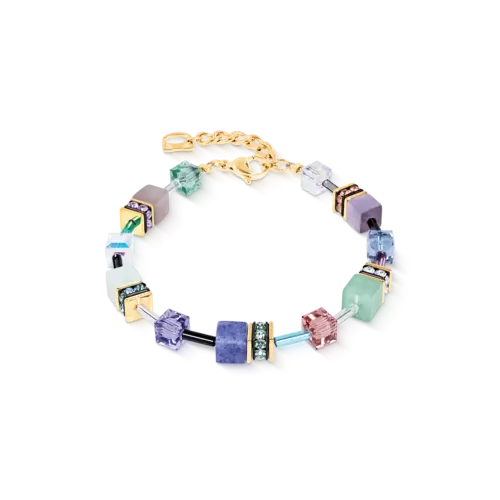 Coeur de Lion GeoCUBE® Iconic Precious Armband Pastel Garden 4905301558