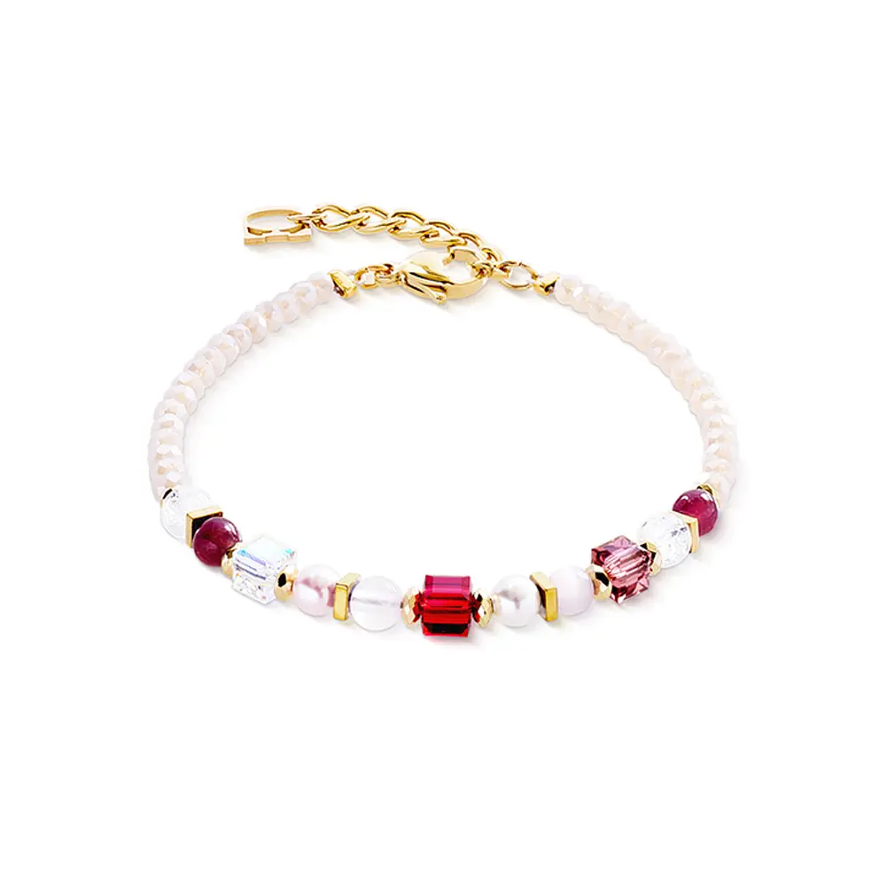 coeur-de-lion-armband-pricess-mix-edelstahl-goldfarben-rosa-blush-2105-30-0319