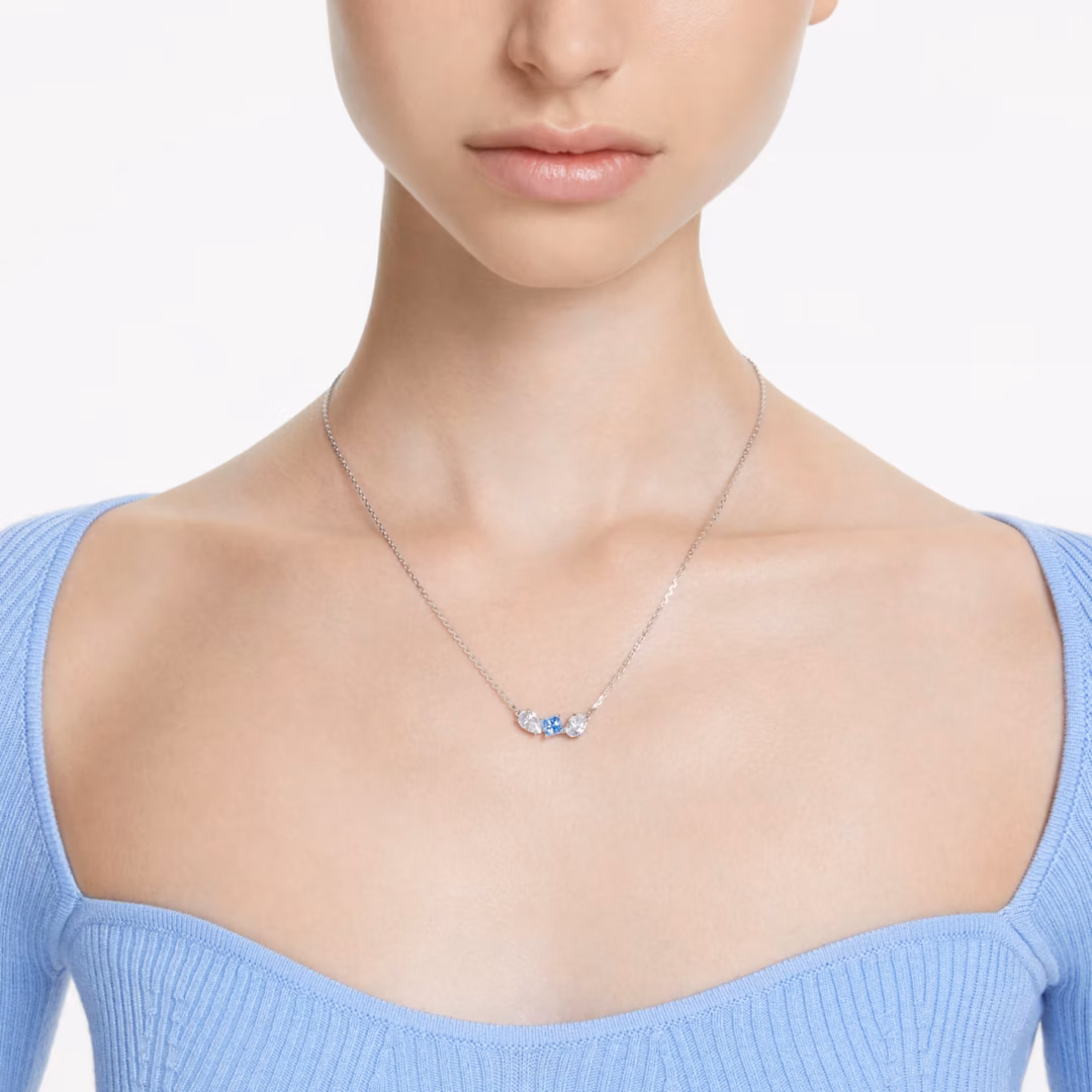 mesmera-anhänger--verschiedene-schliffe--blau--rhodiniert-swarovski-5668276