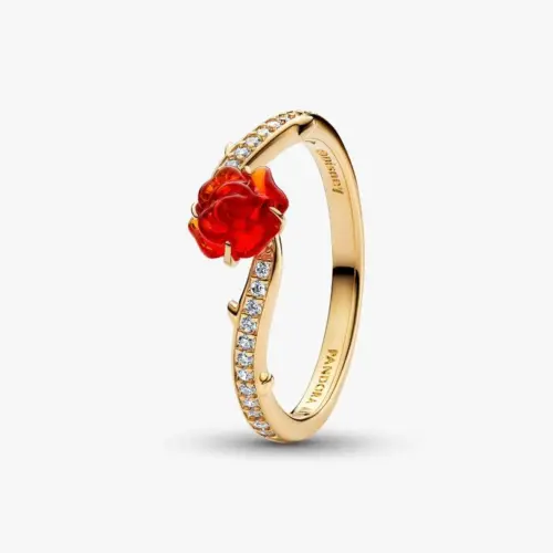 Pandora Disney Die Schöne und das Biest Magische Rose Ring 163984C01