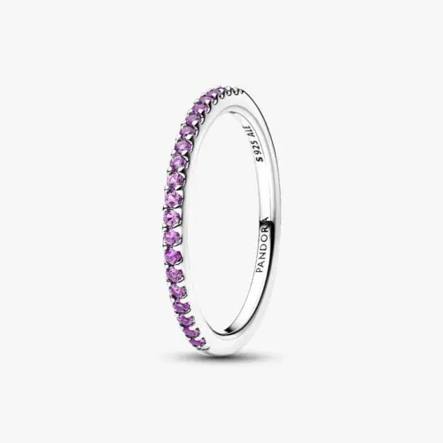 Pandora Funkelnder Violetter Halb-Ewigkeits-Bandring 192999C04