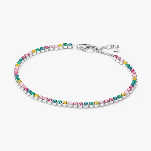 Pandora Regenbogen Tennisarmband 593927C03