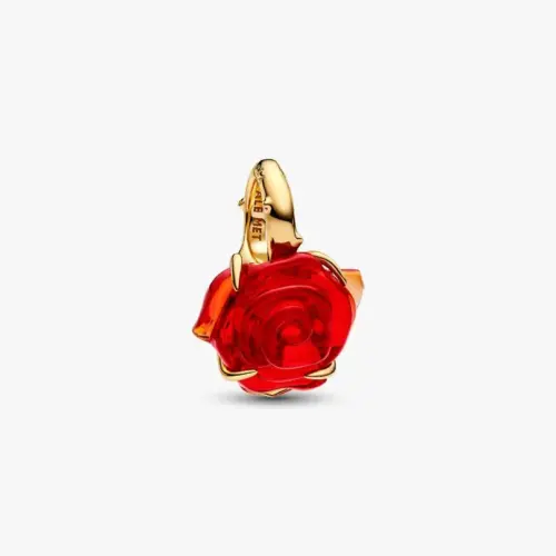 Pandora Disney Die Schöne und das Biest Verzauberte Rose Charm-Anhänger 764018C01