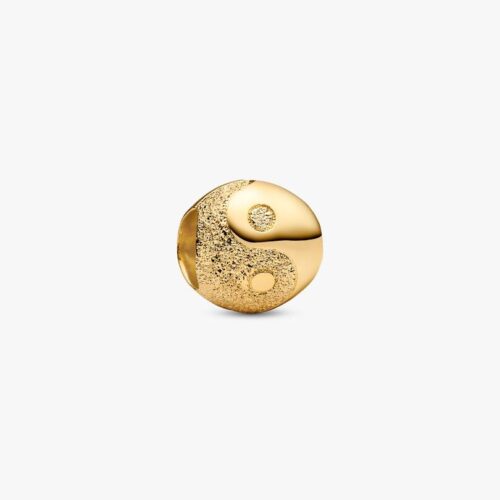 Pandora Strukturiertes Yin und Yang Mini-Charm 764045C00