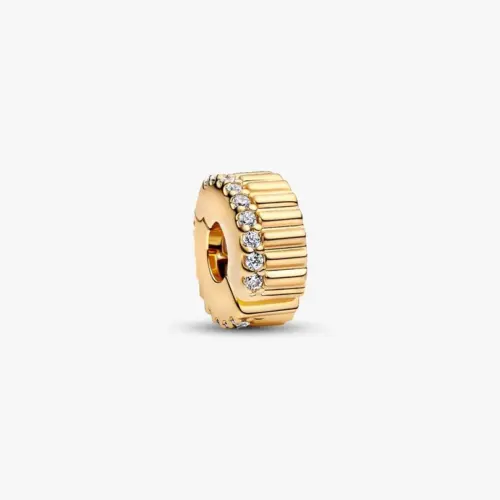 Pandora Geripptes Clip-Charm 764078C01