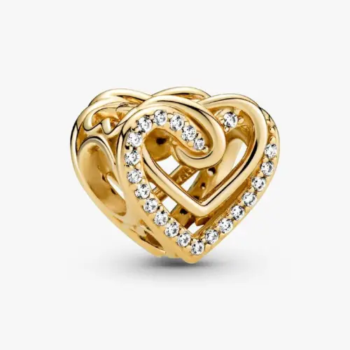 Pandora Funkelnde Verschlungene Herzen Charm 769270C01