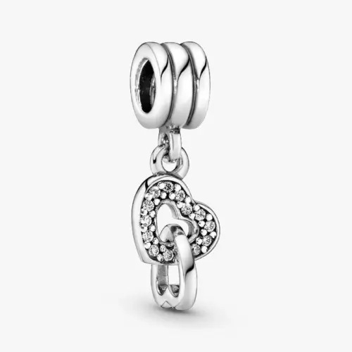 Pandora Verschlungene Herzen Charm-Anhänger 791242CZ