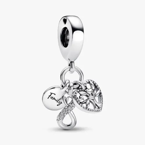 Pandora Family Infinity Triple Charm-Anhänger 792201C01