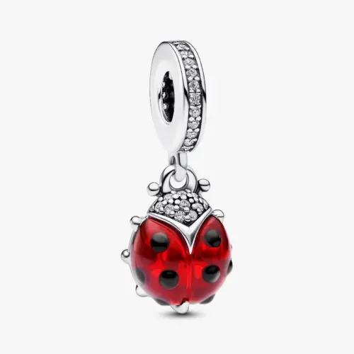 Pandora Roter Marienkäfer Charm-Anhänger 792571C01