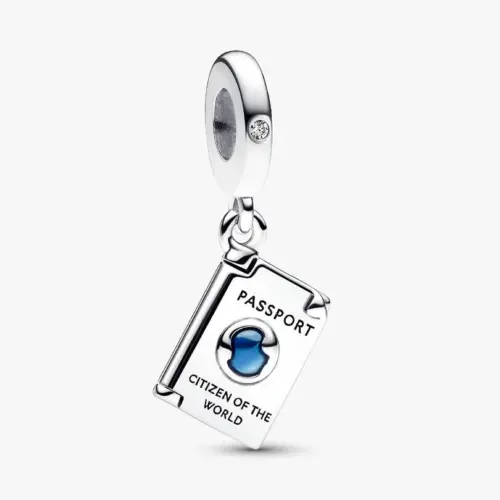 Pandora Aufklappbarer Reisepass Charm-Anhänger 792680C01