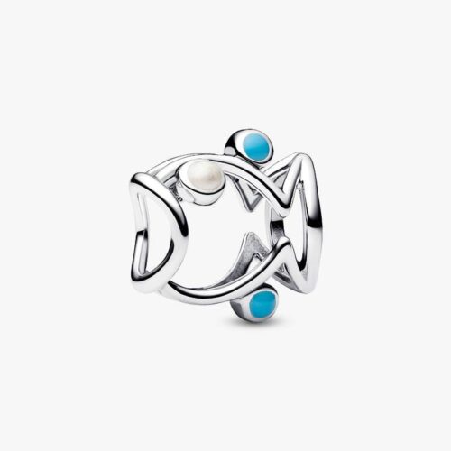Pandora Offen gearbeiteter Fisch Charm 793819C01