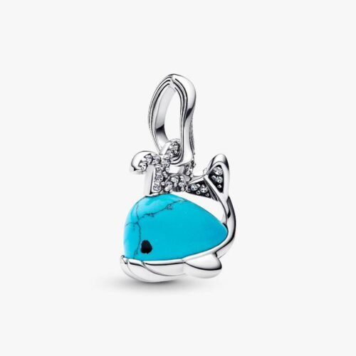 Pandora Türkisfarbener Wal Charm-Anhänger 793822C01