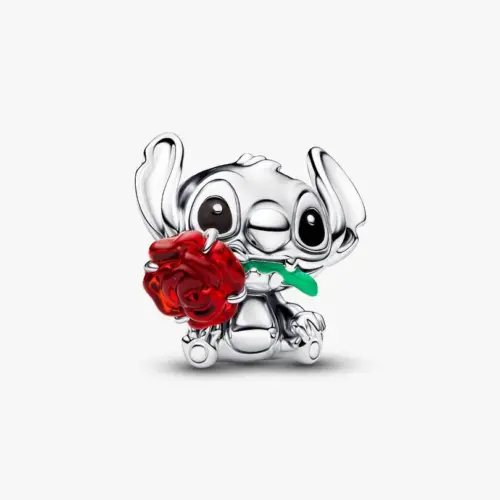 Pandora Disney Stitch Rose Murano-Glas-Charm  794378C01