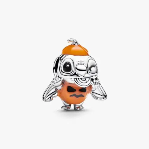 Pandora Disney Stitch Halloween-Kürbis Charm  794730C01