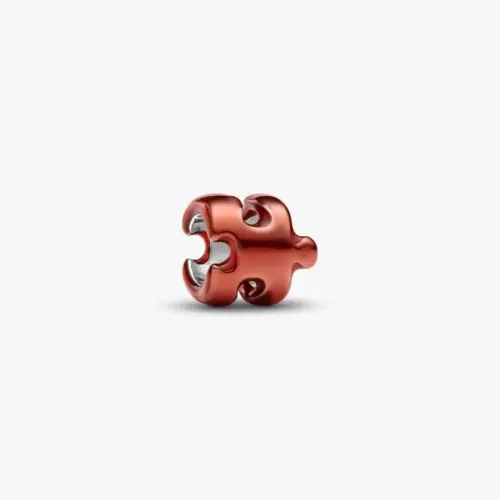 Pandora Orangefarbenes Puzzleteil Mini-Charm 794816C01