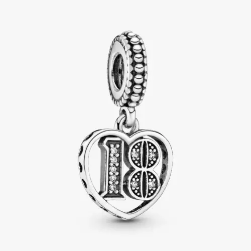 Pandora 18. Geburtstag Charm-Anhänger 797262CZ