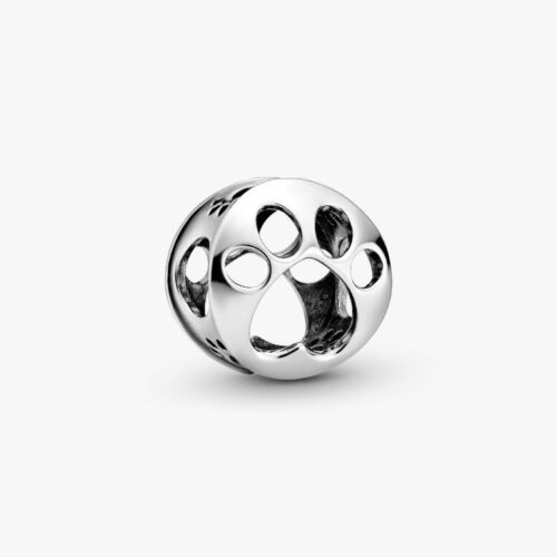 Pandora Offen gearbeiteter Hundepfotenabdruck Charm 798869C00