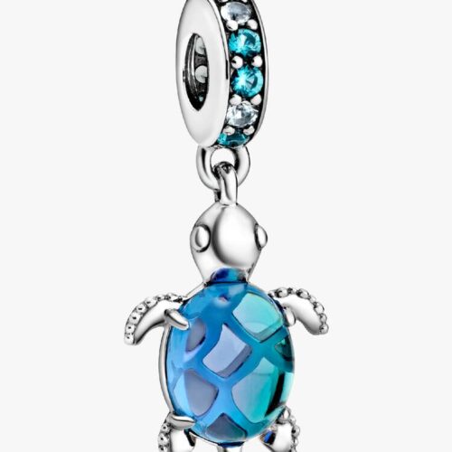 Pandora Meeresschildkröte Murano-Glas Charm-Anhänger 798939C01